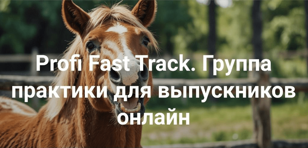 Изображение [Институт открытого поля] Profi Fast Track. Группа практики для выпускников (2025)