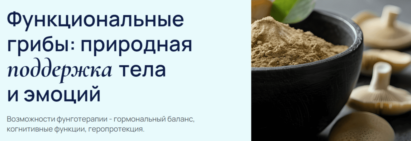 Изображение [УОМ] Функциональные грибы: природная поддержка тела и эмоций (2025)
