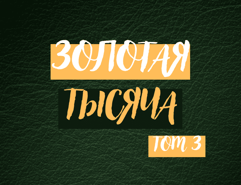 Изображение [vasilinfo] Василина Баранова ― Золотая тысяча. Том 3 (2025)