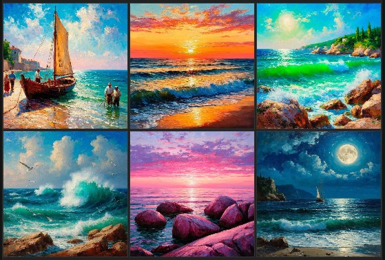 Изображение [Виталий Антипин] Море по методике импрессионистов (2025)