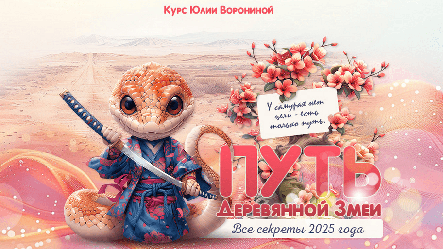 Изображение [Юлия Воронина] Путь Деревянной змеи. Все секреты 2025 года. Тариф Голд (2025)