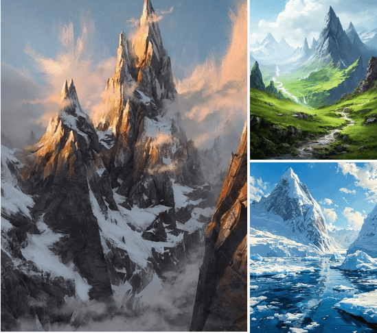 Изображение [Виталий Антипин] Горы маслом. Основы горного пейзажа (2025)