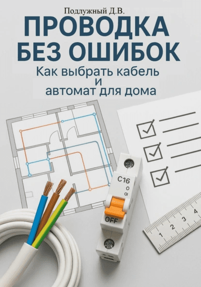 Изображение [Дмитрий Подлужный] Проводка без ошибок. Как выбрать кабель и автомат для дома (2025)
