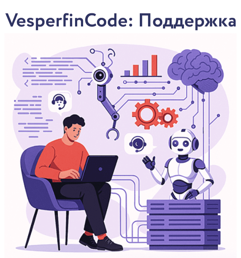 Изображение [Арина Веспер] [Vesperfin] VesperfinCode: поддержка. 6-й поток (2025)
