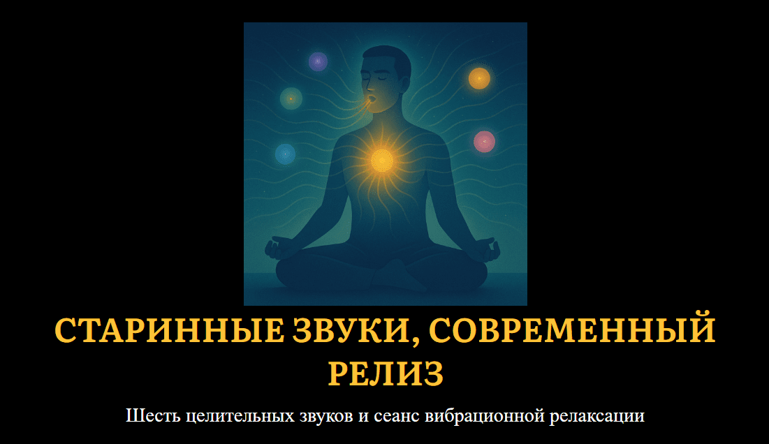 Изображение [Джесси Ли] Древние звуки, современный релиз. Шесть целительных звуков ТКМ и вибрационная сессия (2025)