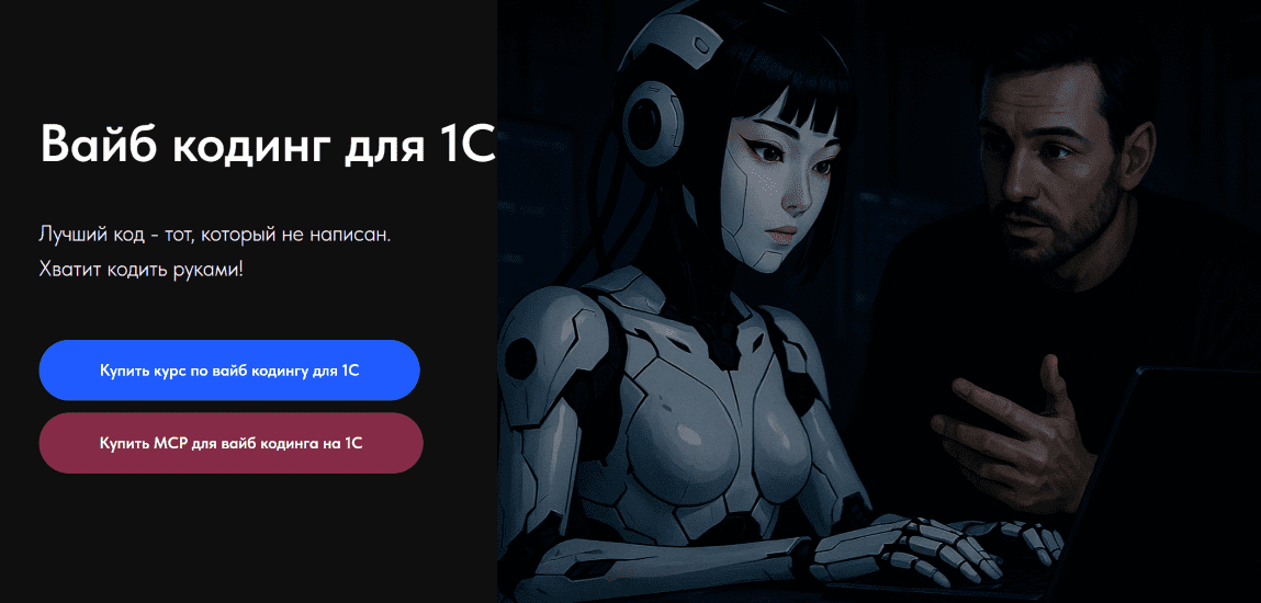 Изображение [Олег Филиппов] Вайб кодинг для 1С (2025)