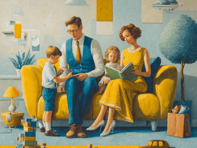 Изображение [EduNote] Уроки мужской и женской роли в семье через призму психоаналитической терапии (2025)