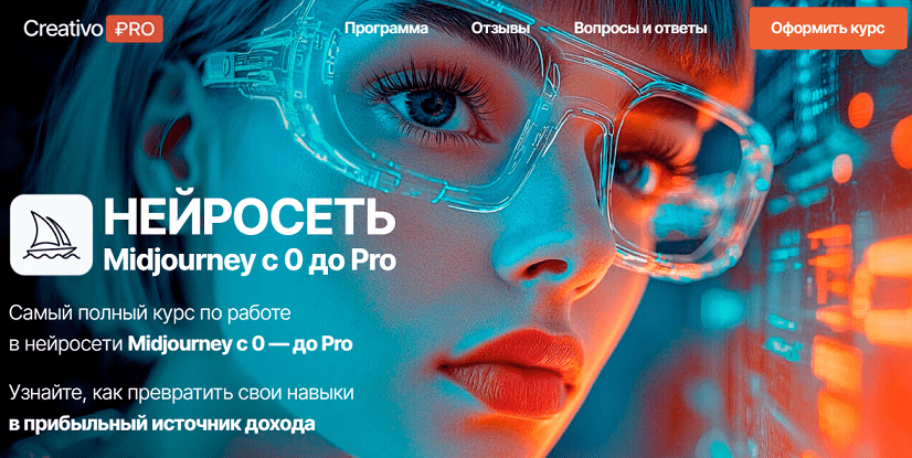 Изображение [Оксана Решетнёва] [CreativoPro] Нейросеть Midjourney с 0 до Pro (2025)