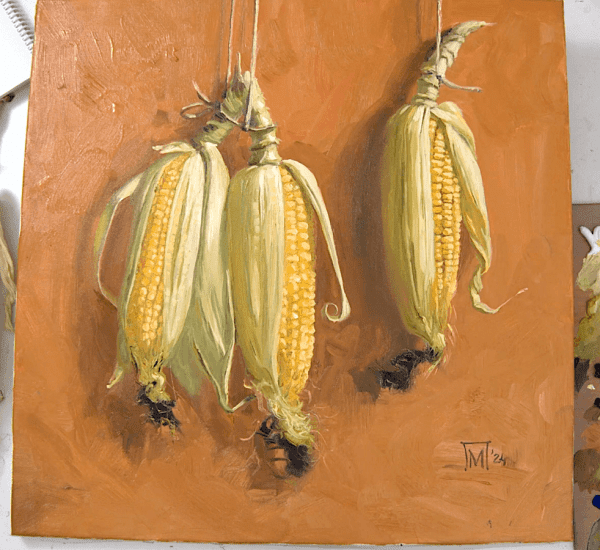 Изображение [lectoroom] Мария Павлова ― Этюд с кукурузой маслом (2024)