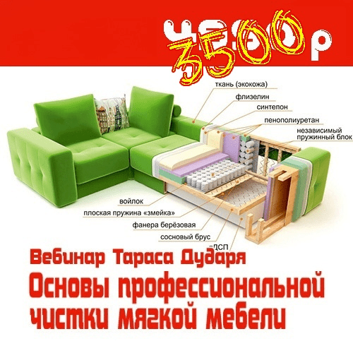 Изображение [Тарас Дударь] Основы профессиональной чистки мягкой мебели (2025)