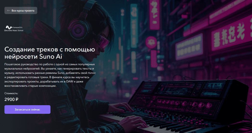 Изображение [FamousDJs] Александр Владимиров ― Создание треков с помощью нейросети Suno Ai (2025)