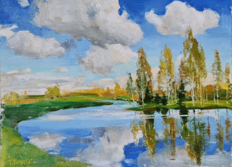 Изображение [Lectoroom] Тамара Камаева ― Летние облака маслом (2021)