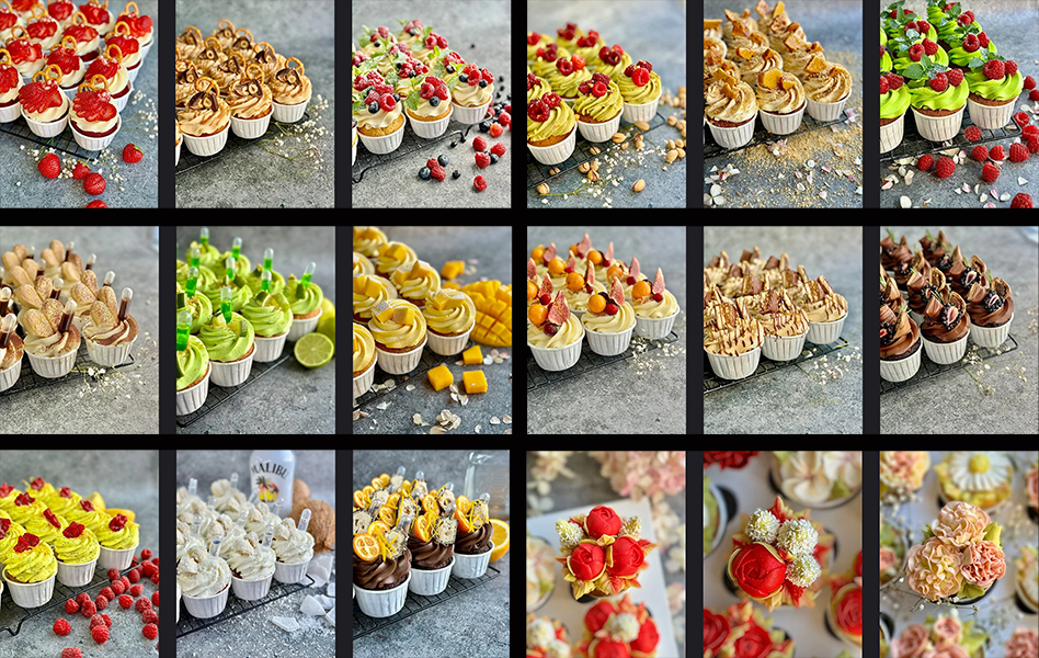 Изображение [Gift cookies] Николай Гагарин, Ирина Мошкина ― 3 в 1. Совершенство в капкейках (2025)