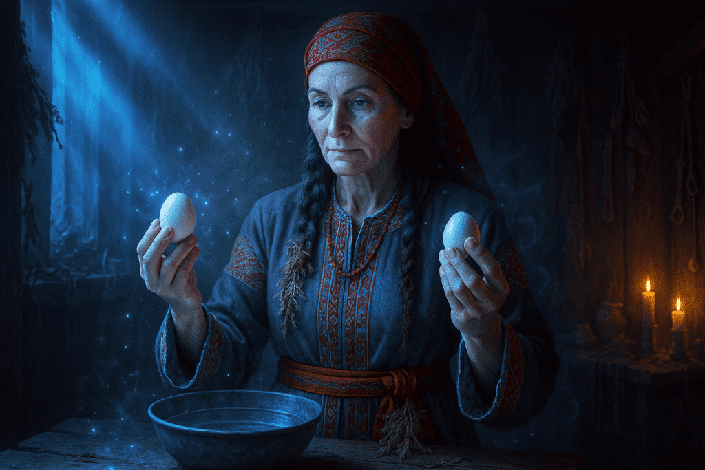 Изображение [Ирина Иванова] [Магия севера] Как снять лярву с помощью яйца — сырого и варёного (2025)