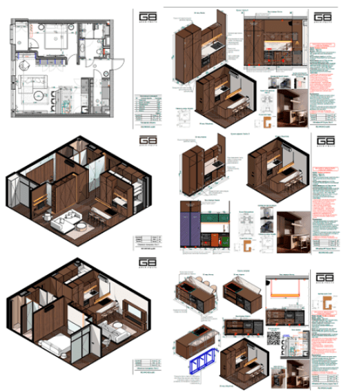 Изображение [Алина Баскакова] Про кухни. Тариф Гайд «По кухням» + Авторские чертежи (2025)