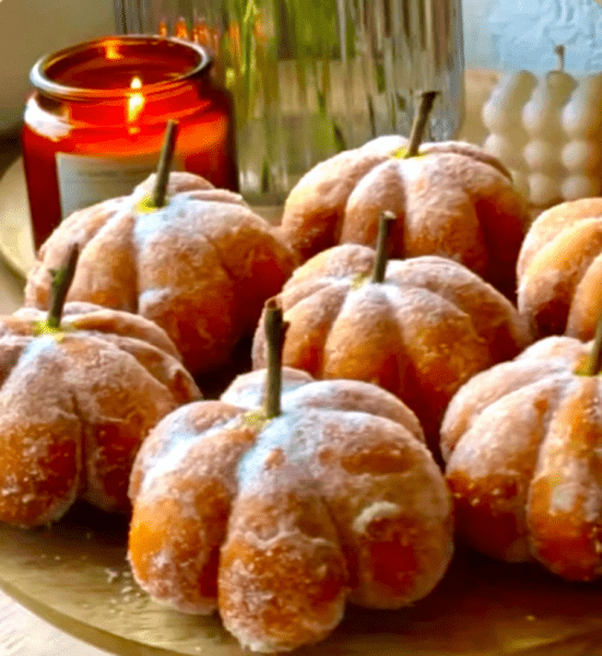 Изображение [Xleb.tartin] Пончики в виде тыквы с начинками (2025)