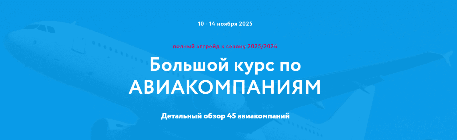 Изображение [Baginet] Надежда Прокина, Марина Зацепина ― Большой курс по Авиакомпаниям (2025)