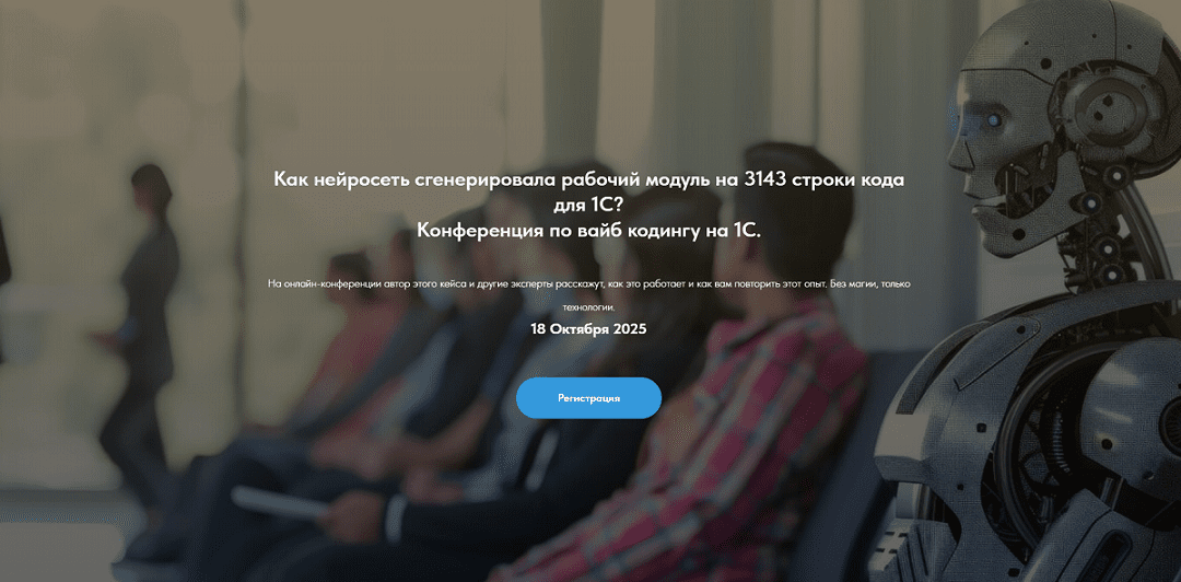 Изображение [Олег Филиппов] Конференция по вайб кодингу на 1С (2025)